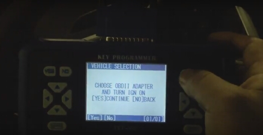 Choose OBDII adapter 