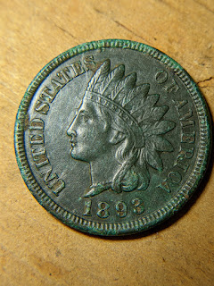 1893 Indian Head Penny Front