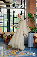 Koleksi Terbaru Shazana Abaya by Attin Gamis Simple Elegan Polos Kekinian