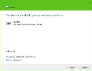 Printer tidak diaktifkan, Error Code - 30 pada Windows 10 
