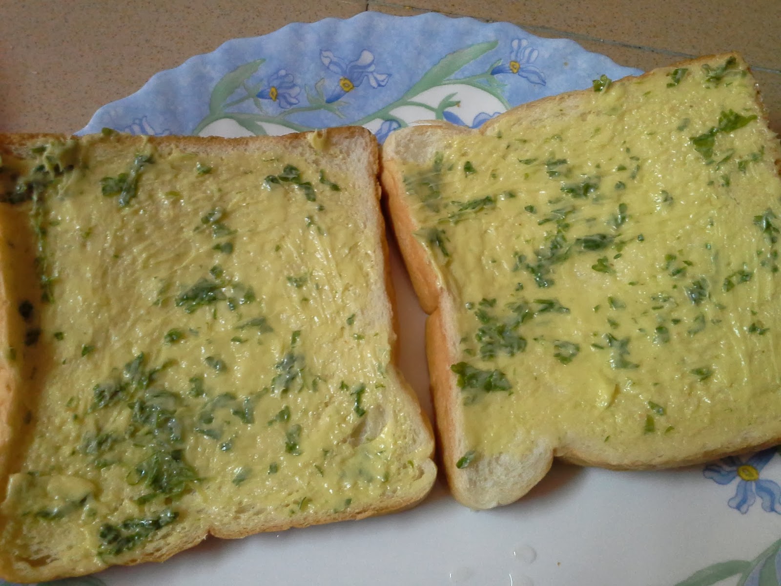 Mirza syazwina: resepi 10 minit garlic bread