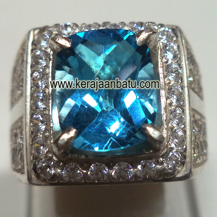 Batu Permata Blue Topaz