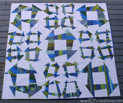 liberated churn dash quilt Sarah Vanderburgh Sew Joy Creations