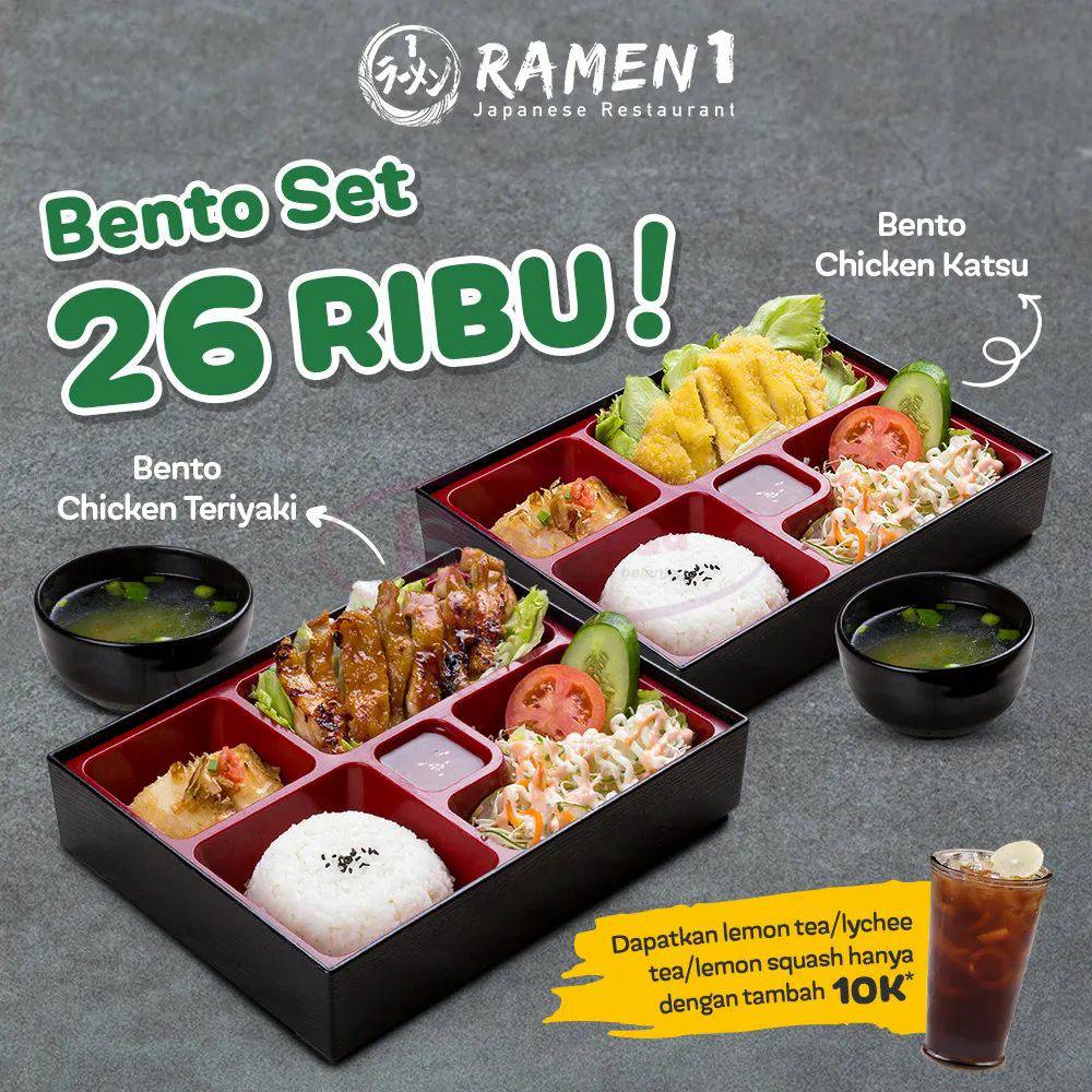 Promo RAMEN1 PAKET BENTO SET Cuma 26Ribuan