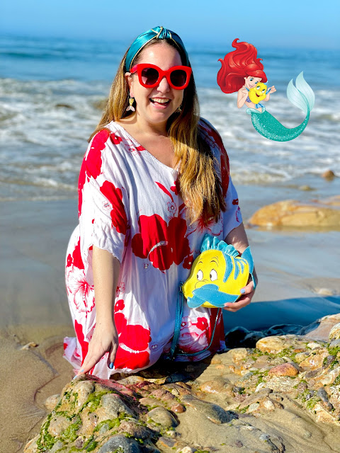 Jamie Allison Sanders is bounding as Ariel from The Little Mermaid for the March 2022 #DisneyBoundChallenge.