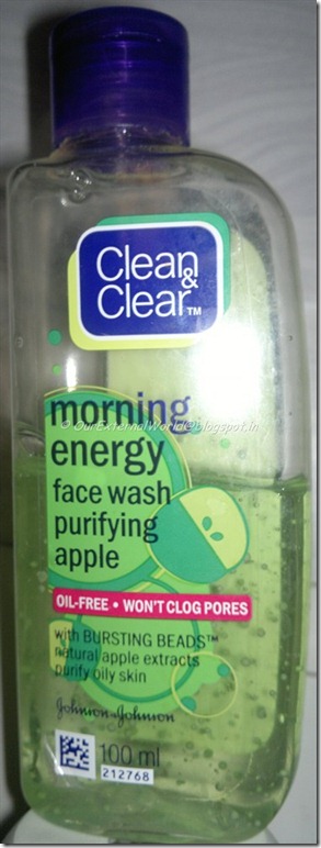 Clean & Clear Morning Energy Face Wash Purifying Apple