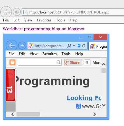 How to use hyperlink control in asp.net