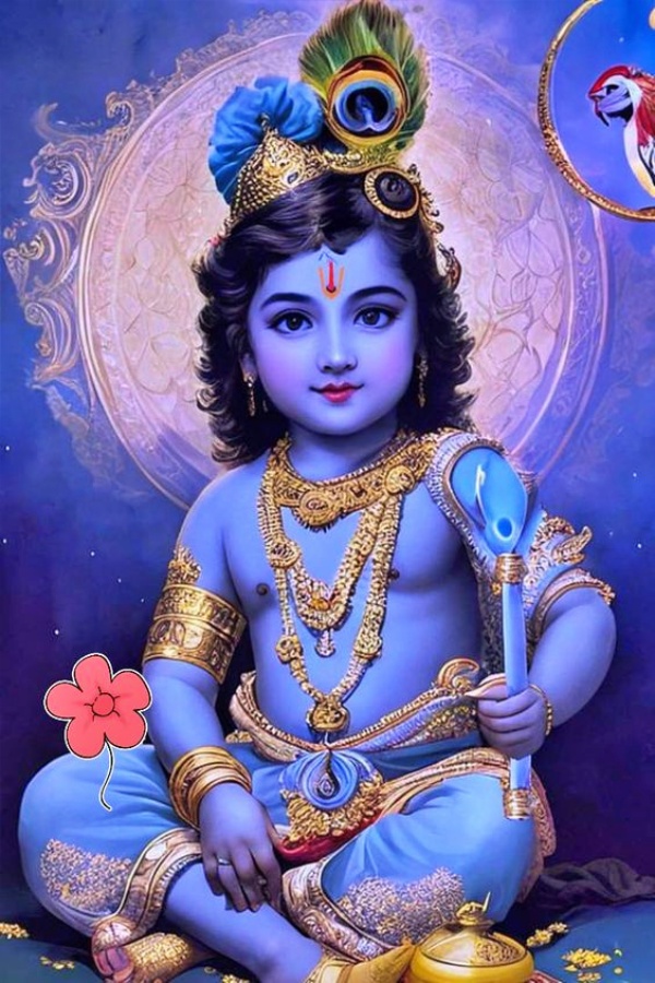Lord Krishna's divine love
