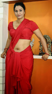 Apoorva Hot Telugu Aunty Deep Navel Photos