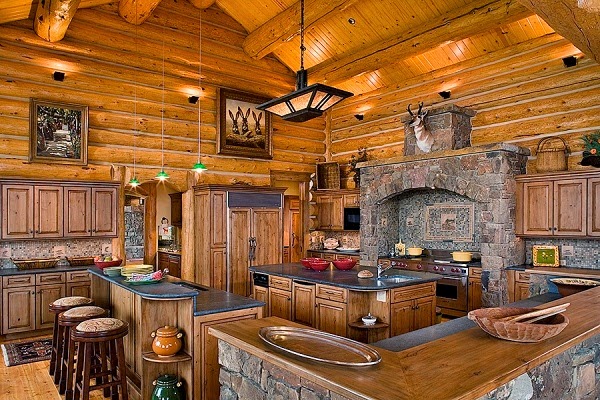 Classic Kitchen Design With Rustic Elements Theme-4