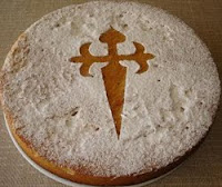 Receta tarta de Santiago