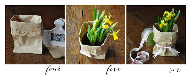 Creative Bag floral packaging tutorials using paper bags