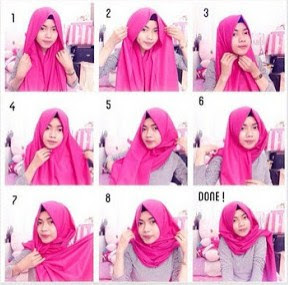 Tutorial Memakai Pashmina Dengan Mudah