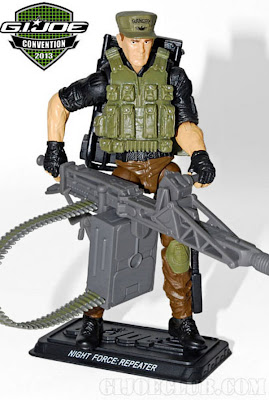GI Joe 2013 Convention Exclusive Night Force Boxed Set - Repeater figure