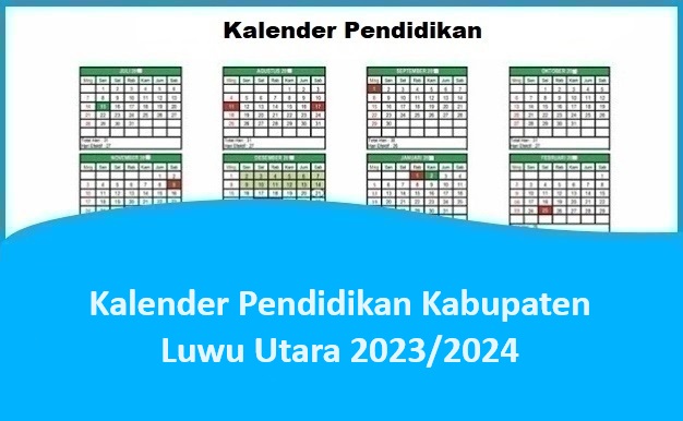 Kalender Pendidikan Kabupaten Luwu Utara 2023/2024