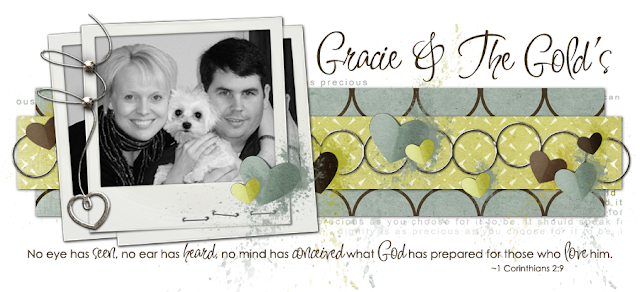 Gracie and the Golds Blog Design