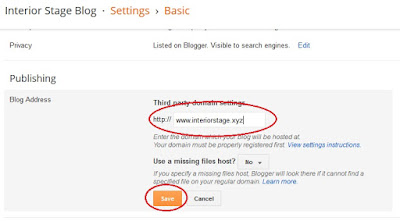 Cara Setting Custom Domain Pada Blogger