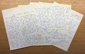 Five-page letter from Maurer to his mother