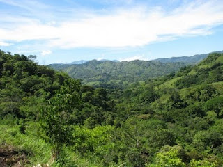 Valley view in Puriscal, Costa Rica