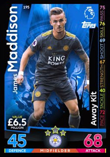 Match Attax 2018 2019 Leicester City Premier League Set