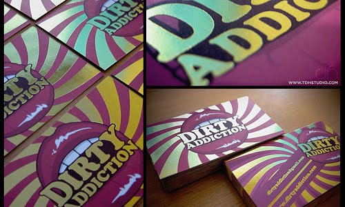 Dirty Addiction Business Card design