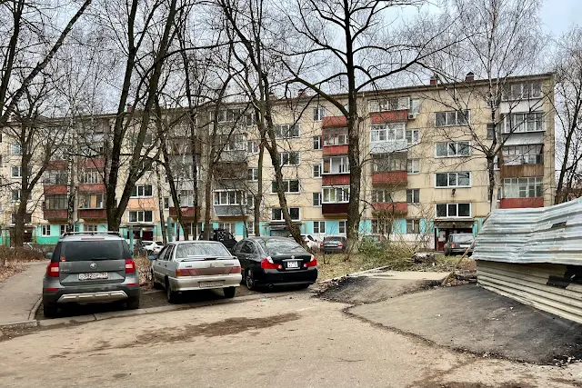 Люберцы, улица Электрификации, дворы, жилой дом 1967 года постройки