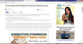 Drink Starbucks? Wake Up And Smell The Chemicals!