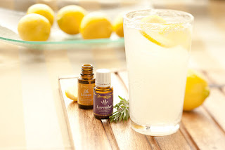 Lemon and Lavender essential oils 