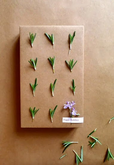 rosemary gift wrapping