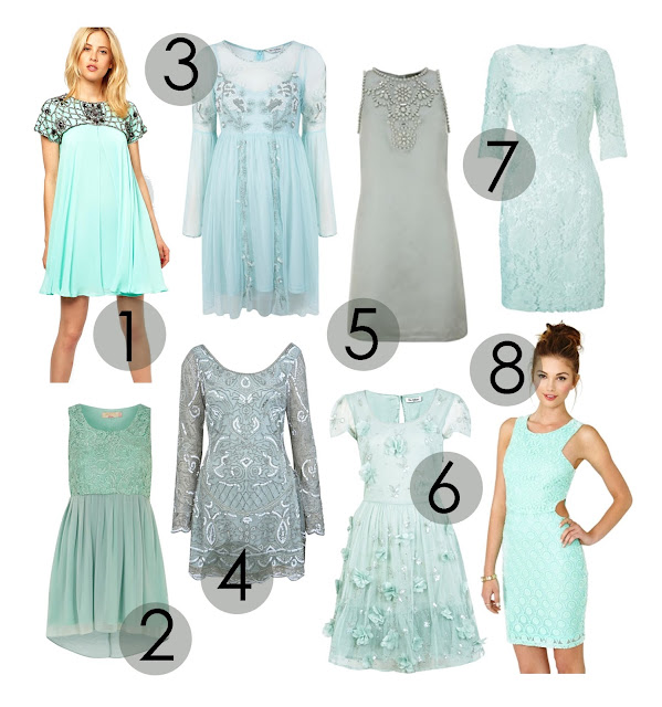 mint green embellished, beaded and sequin dresses, summer, long sleeve, cap sleeve, short sleeve, sleeveless dress, floral, patterned, vintage, pleated dresses, wheres to but pastel green dresses and how to wear them, uk fashion styling, uk fashion