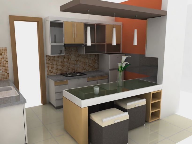 50 Desain  Dapur  Minimalis  Terbaru 2021 Model Desain  