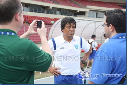 benjamin monterroso tecnico de preseleccion mayor femenina