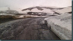 BRRR..the pass to Kazbegi