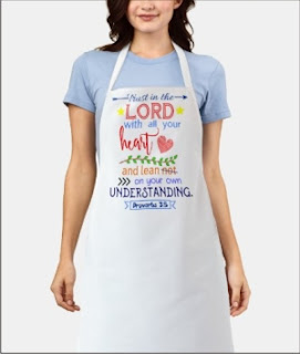 Proverbs 3:5 Apron