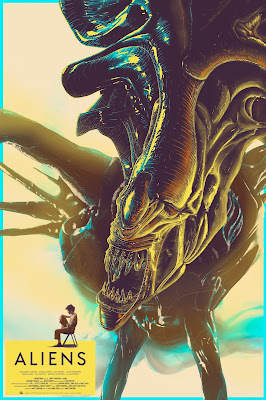 New York Comic Con 2019 Exclusive Aliens Screen Print by Cristian Eres x Grey Matter Art