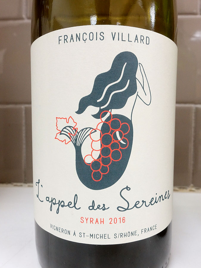 François Villard L'appel des Sereines Syrah 2016 (88 pts)