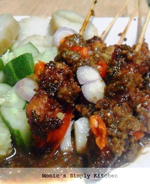 Resep Sate Madura Daging Ayam - Monic's Simply Kitchen