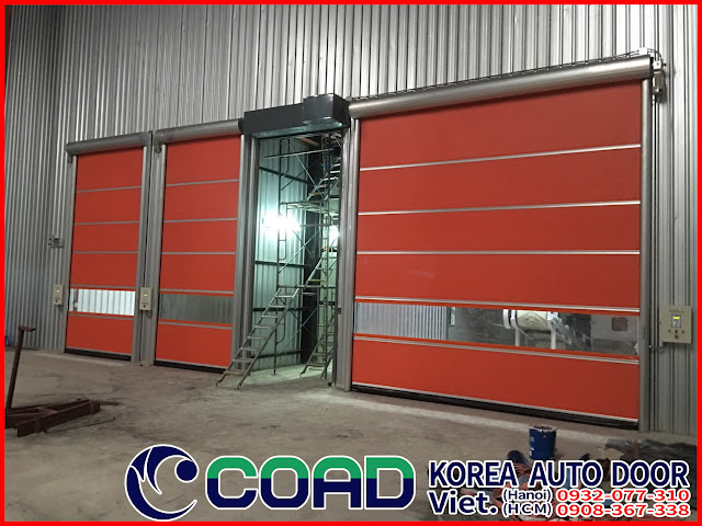 cửa cuốn nhanh, cưả cuốn tốc độ cao, cửa đóng mở nhanh, high speed door, COAD 