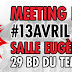 13 avril : meeting parisien 1er tour social !