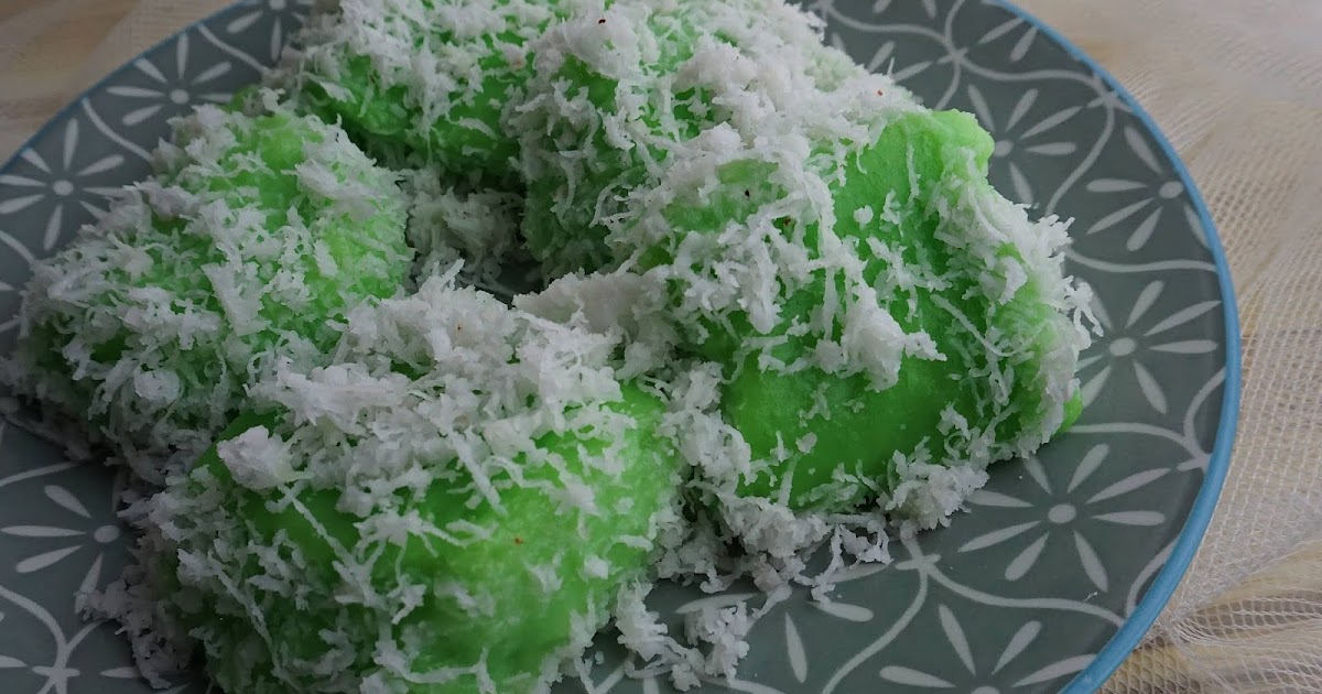 Kuih Kaswi Pandan Lembut Bergedik!  EnyAbdullah.Com