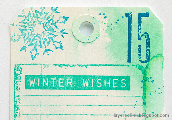 Layers of ink - December Countdown Calendar by Anna-Karin Evaldsson. Christmas tags.