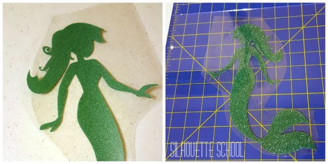 Silhouette tutorial, HTV, heat transfer vinyl, glass