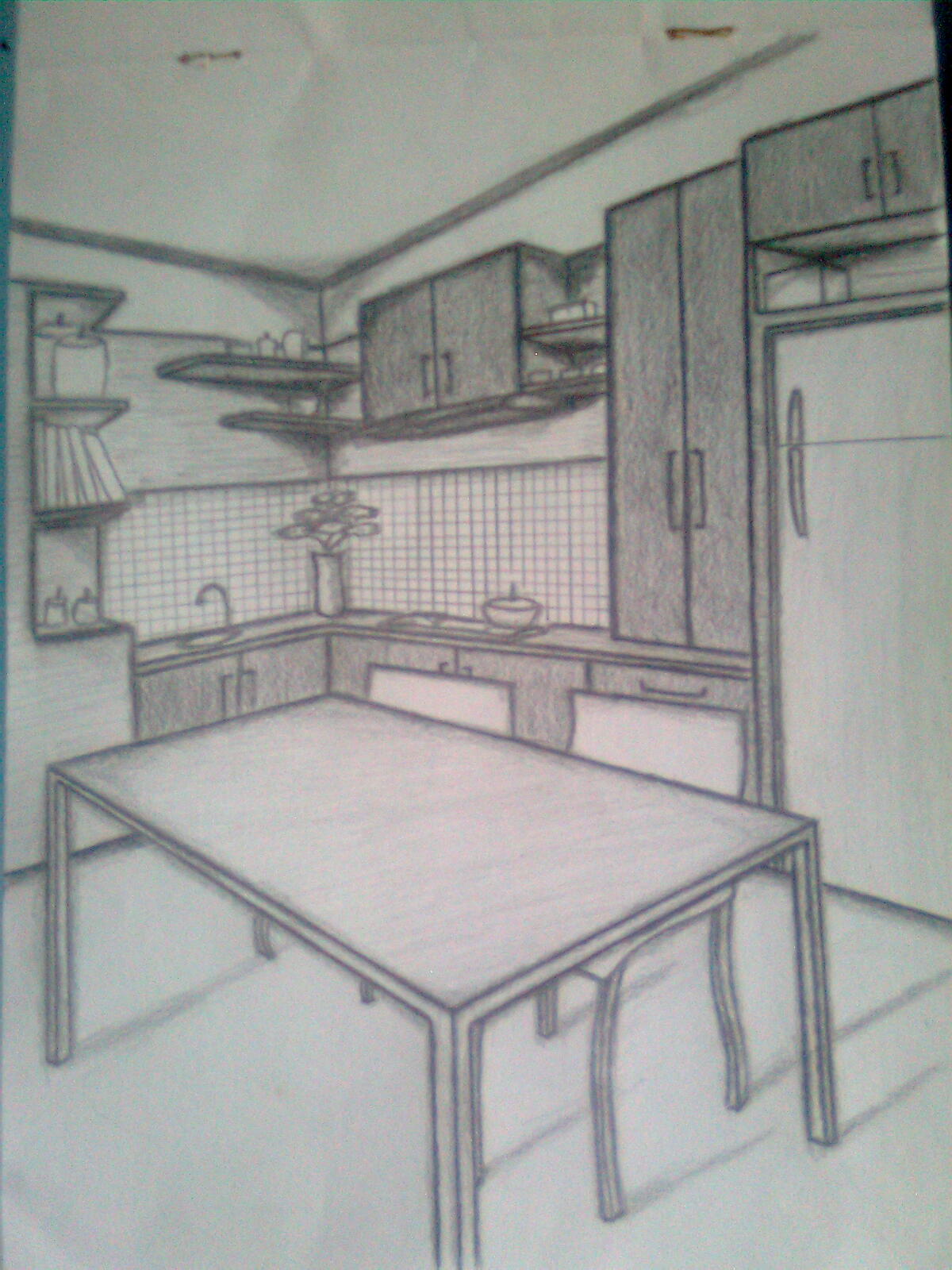 Gambar Sketsa  Desain  Interior  Sobsketsa