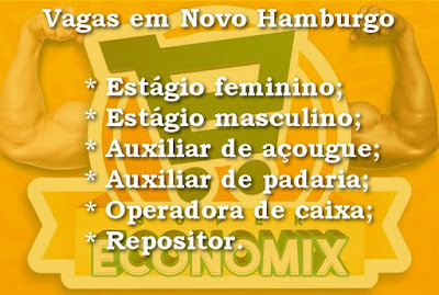 Super Economix contrata funcionários para nova loja em Novo Hamburgo