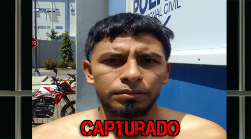 El Salvador: Capturan a peligroso terrorista alias "Inquieto" / involucrado en la desaparición de una mujer en 2021