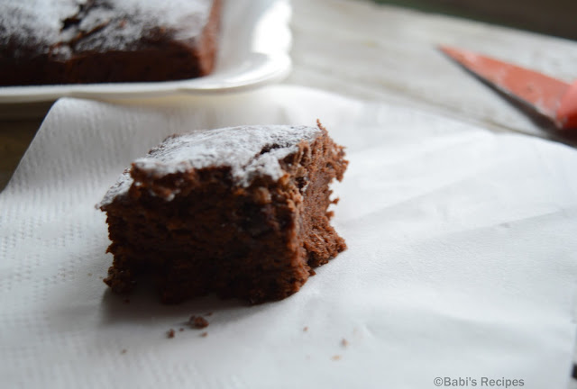 Yogurt Brownies | Eggless Brownies