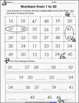 classroom freebies sequencing numbers 1 50