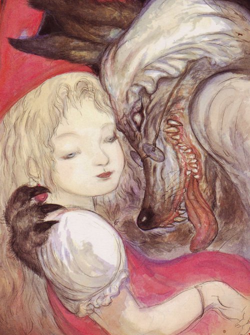 Le petit chaperon rouge par Yoshitaka Amano