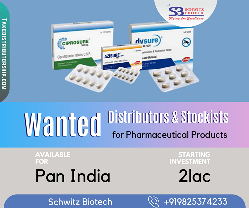 Wanted Distributors for Pharmaceutical Tablets in Pan India