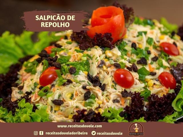 Receita de Salpicão de Repolho